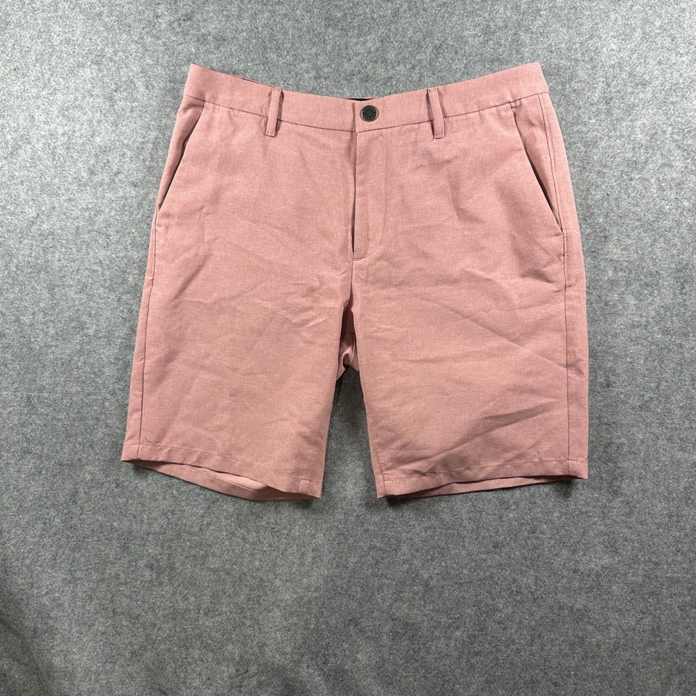 Bonobos Golf Standard 9‎ Inch Shorts 32 Pink Performance Blend